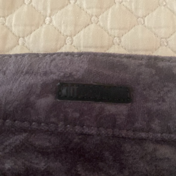 KUT NWOT Sz6. Gray velvet like pants. Skinny mid rise - Picture 4 of 7